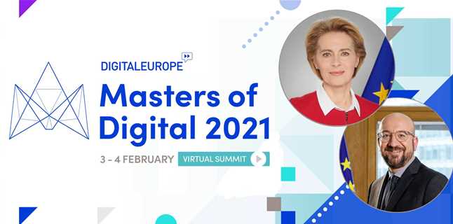 Ursula von der Leyen and Charles Michel to speak at Masters of Digital 2021